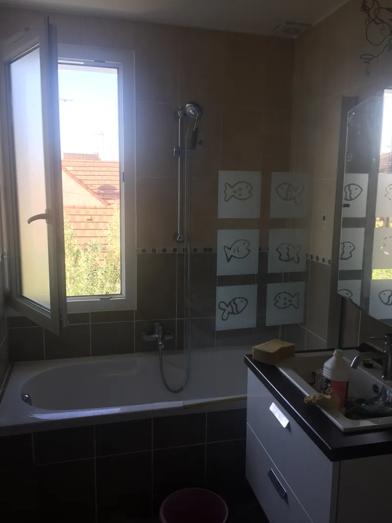 Avant/Après d'une salle de bain — photo 1